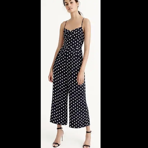 j crew polka dot jumpsuit